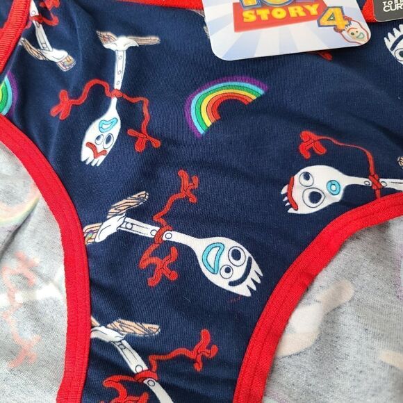 1X 14W 16W Disney Toy Story Forky Hipster Panty Rainbow Cotton Navy Torrid NWT - Picture 5 of 9
